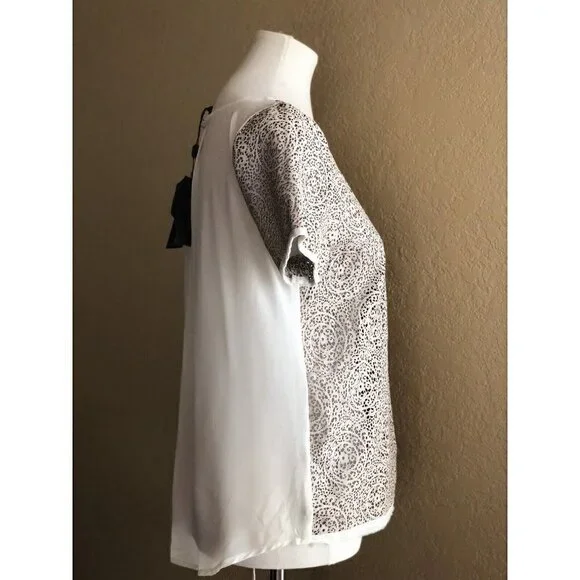 Patterson J Kincaid Hunter Tee Beige (Moonstruck) Women's Blouse PT23261547JK S - Picture 9 of 9